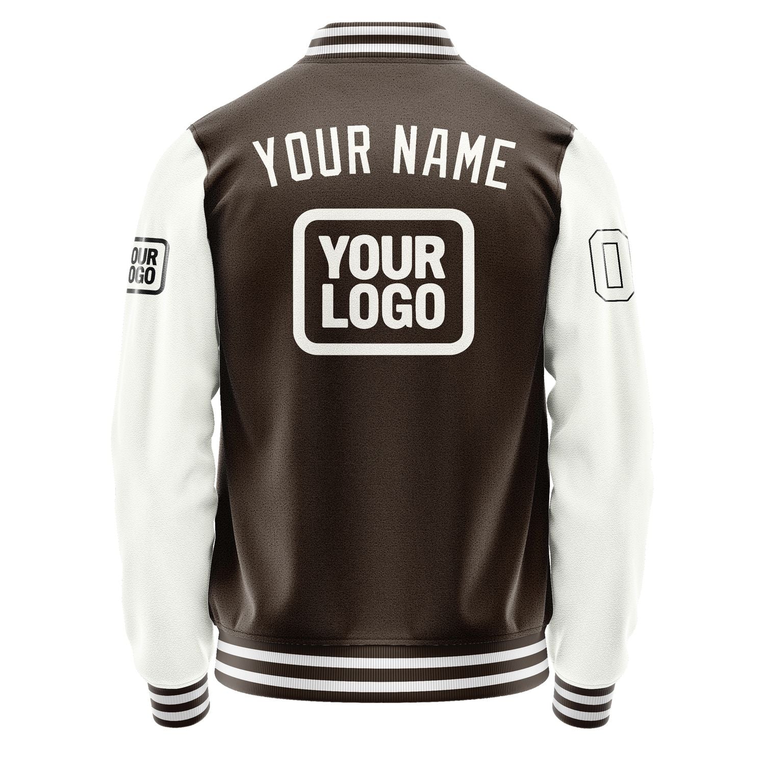 Maßgeschneidertes Braun Weiß Jacke JA010118011817181817