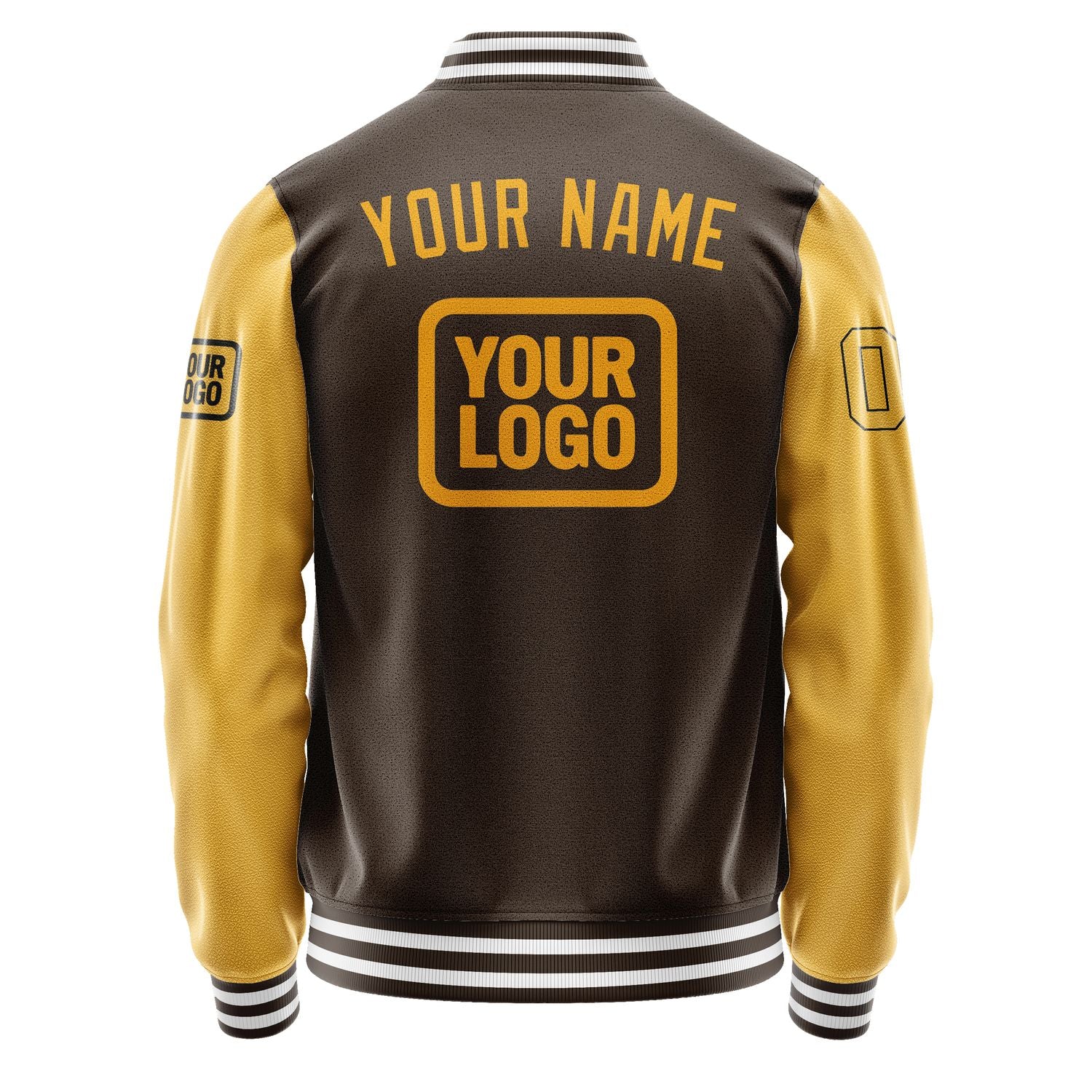 Maßgeschneidertes Braun Gelb Jacke JA010119011817191917