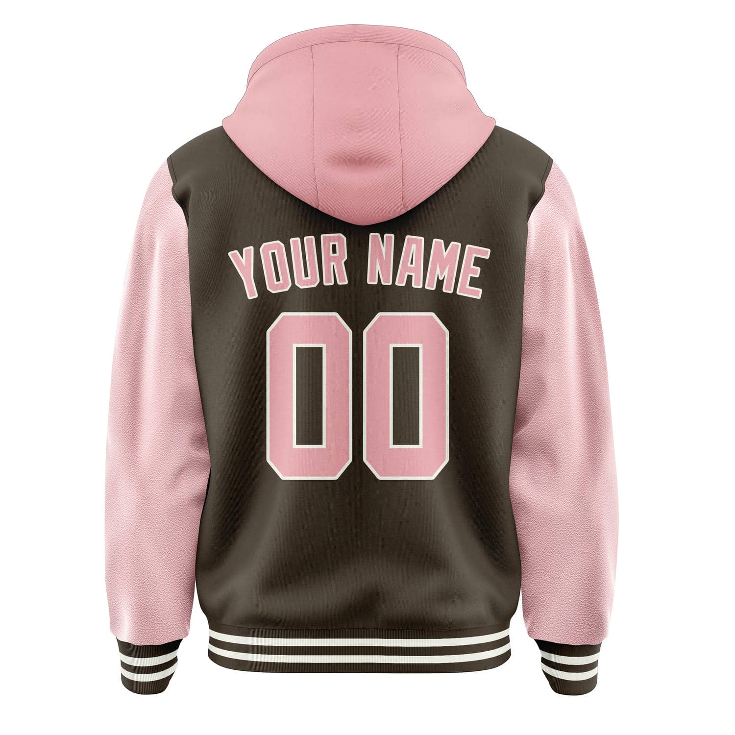 Maßgeschneidertes Braun Rosa Jacke