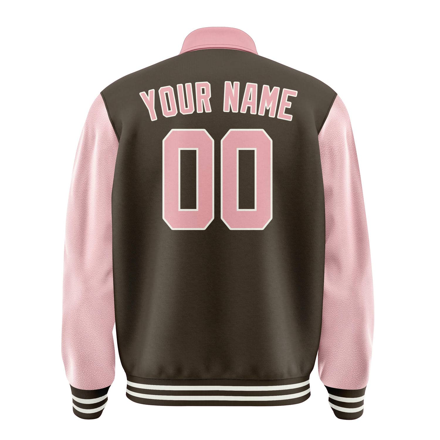 Maßgeschneidertes Braun Rosa Jacke