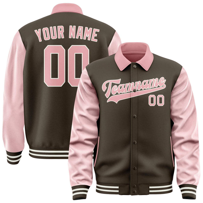 Maßgeschneidertes Braun Rosa Jacke JA010121011817212117
