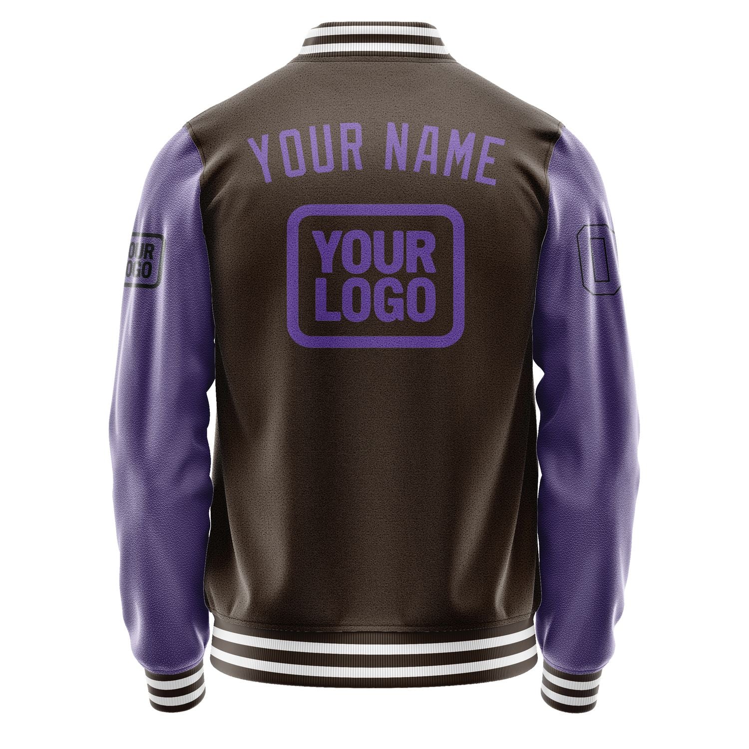 Maßgeschneidertes Braun Lavendel Jacke JA010123011817232317