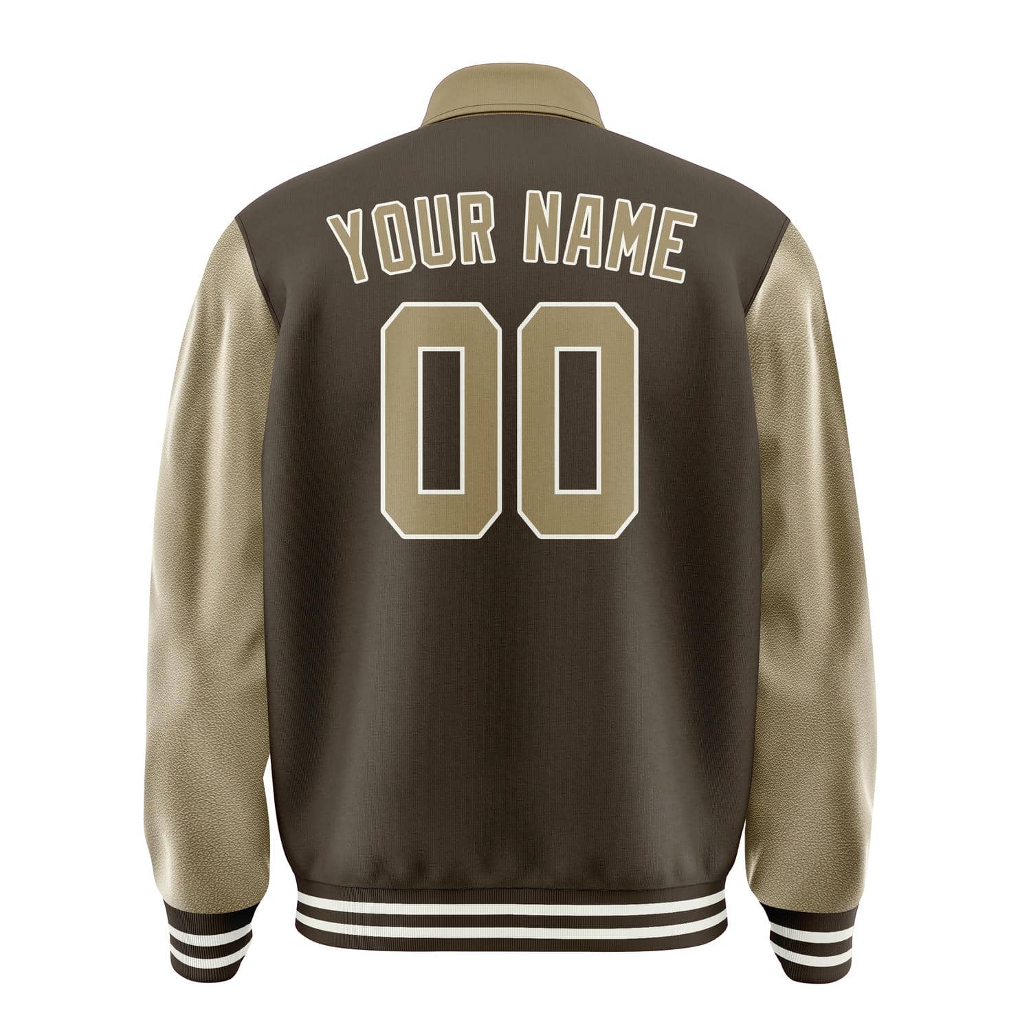 Maßgeschneidertes Braun Hellkhaki Jacke