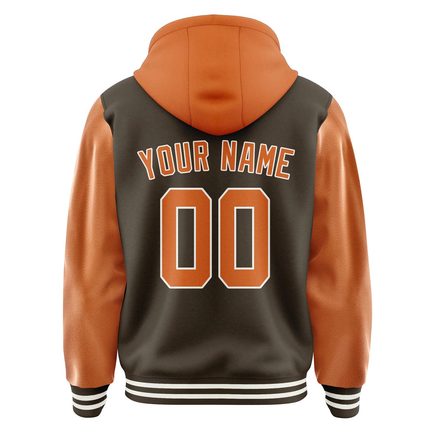 Maßgeschneidertes Braun Orange Jacke