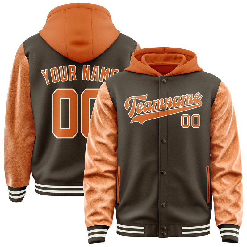 Maßgeschneidertes Braun Orange Jacke JA010128011817282817
