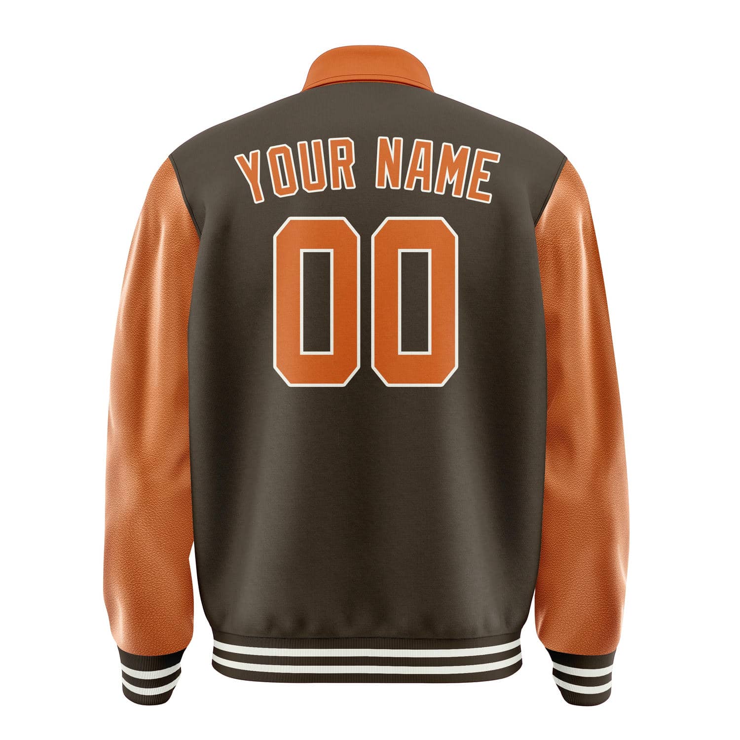 Maßgeschneidertes Braun Orange Jacke
