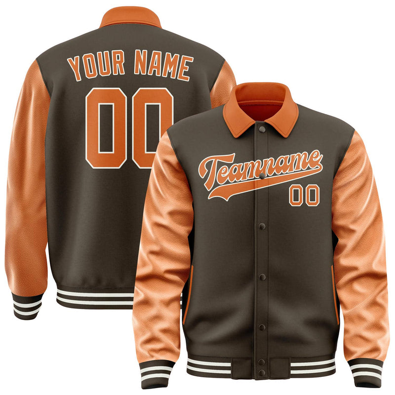 Maßgeschneidertes Braun Orange Jacke JA010128011817282817
