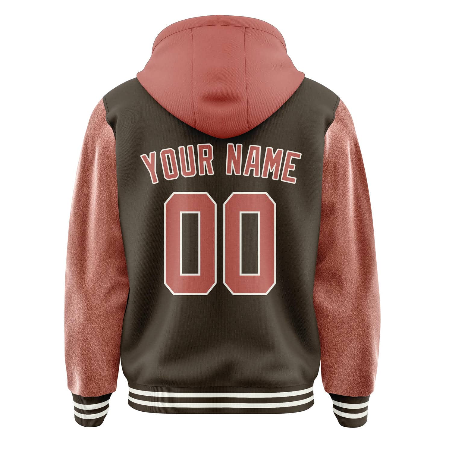 Maßgeschneidertes Braun Kupferrose Jacke
