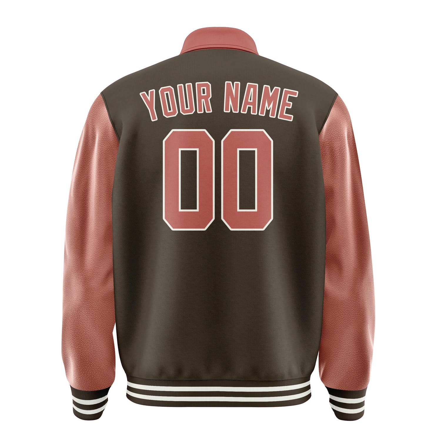 Maßgeschneidertes Braun Kupferrose Jacke