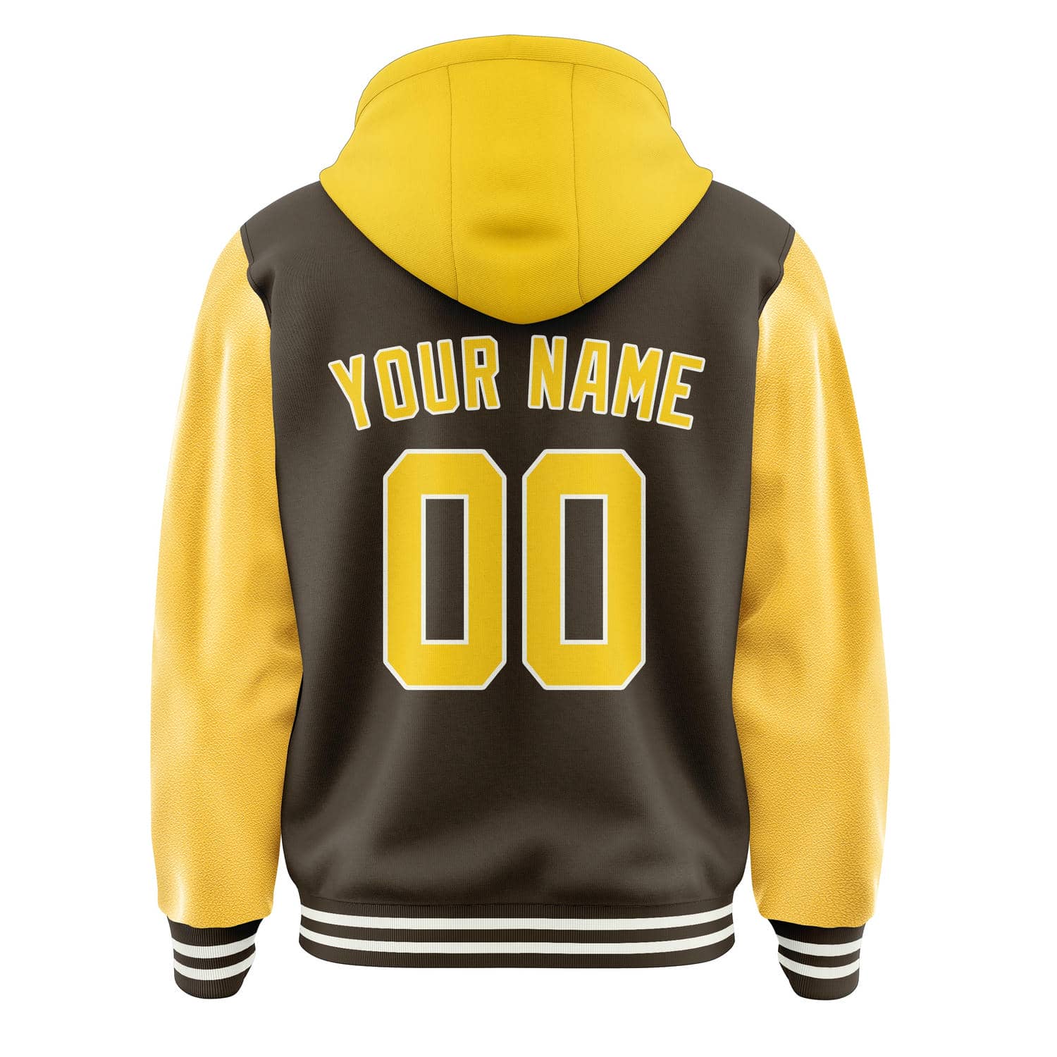 Maßgeschneidertes Braun Gold Jacke
