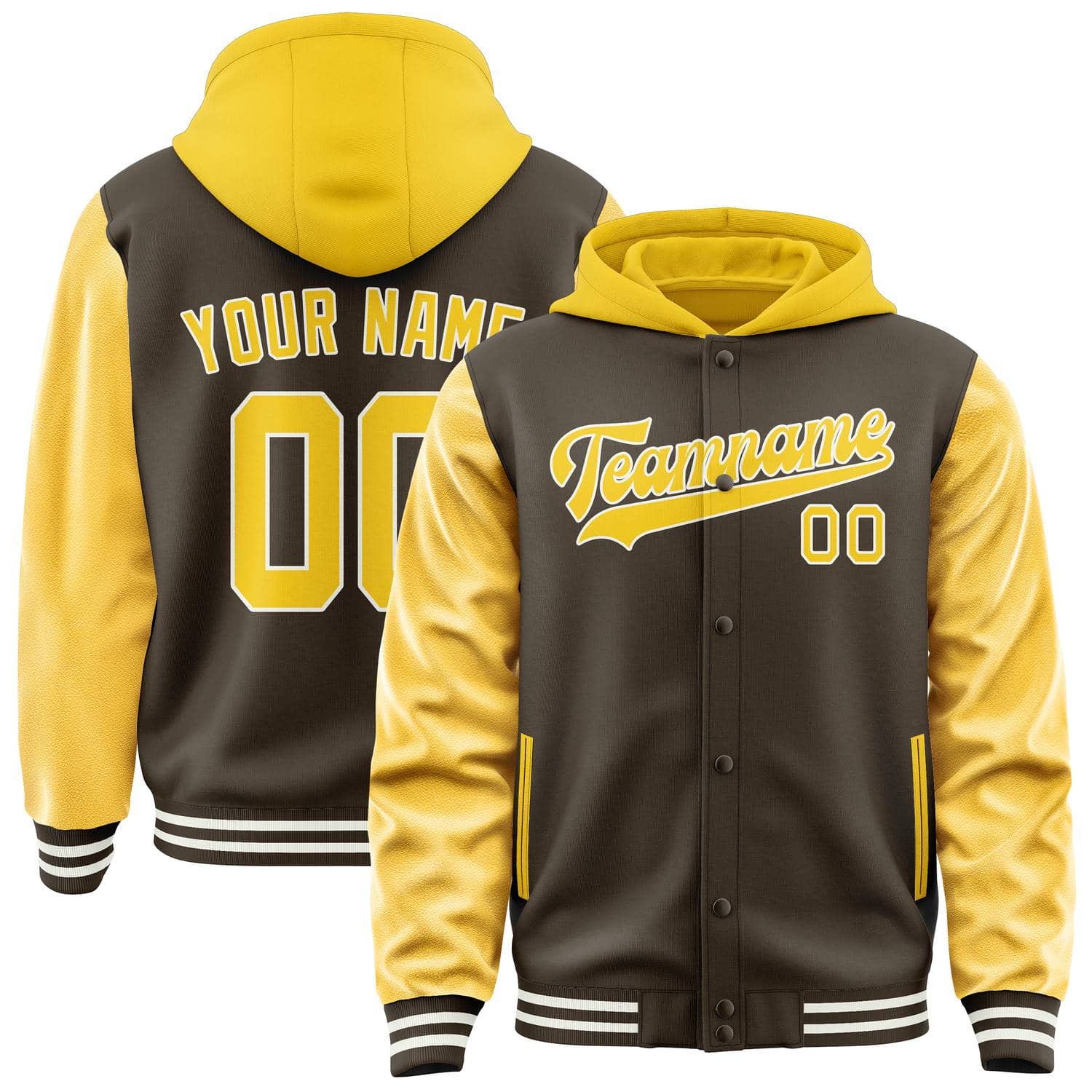 Maßgeschneidertes Braun Gold Jacke JA010130011817303017