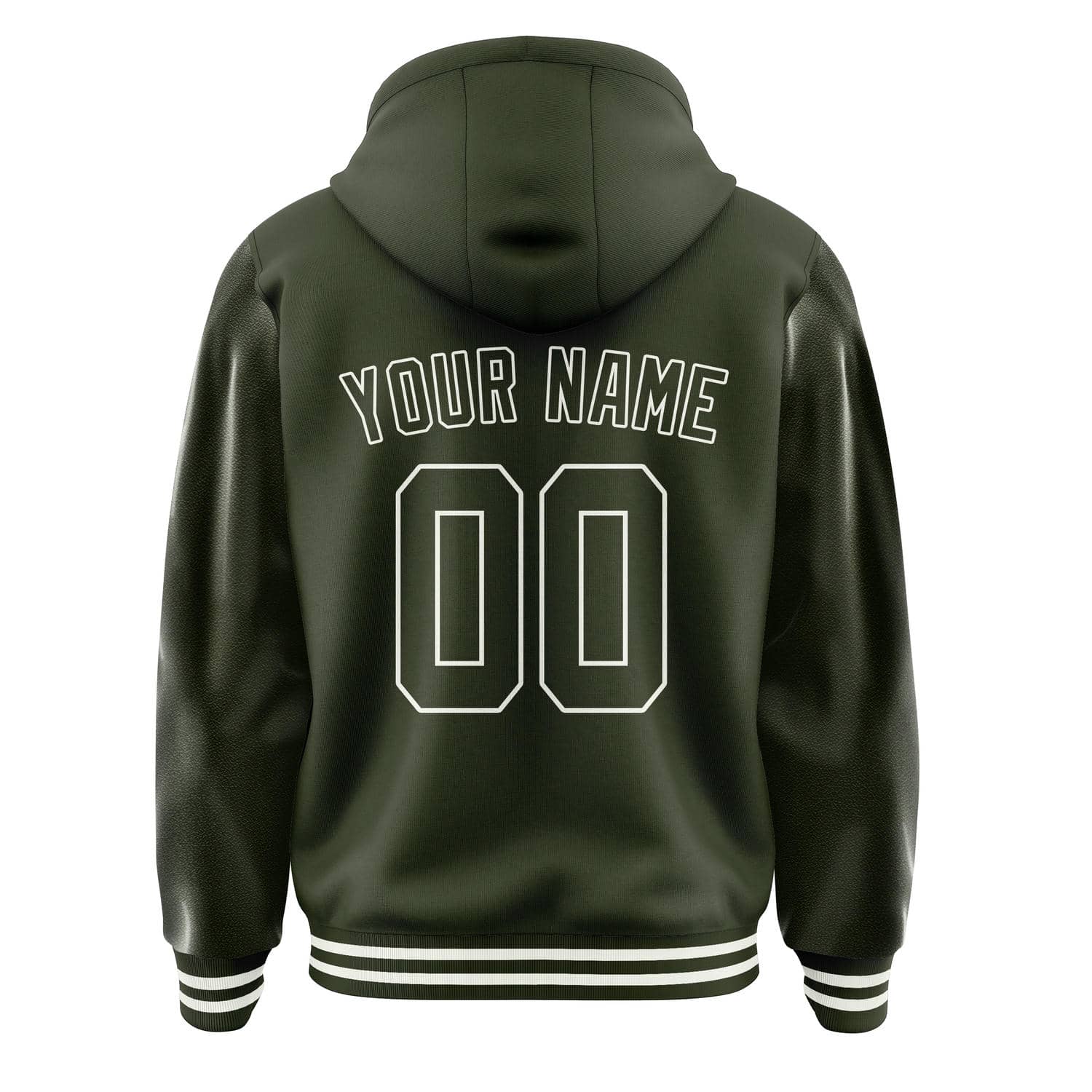 Maßgeschneidertes Dunkles Oliv Dunkles Oliv Jacke