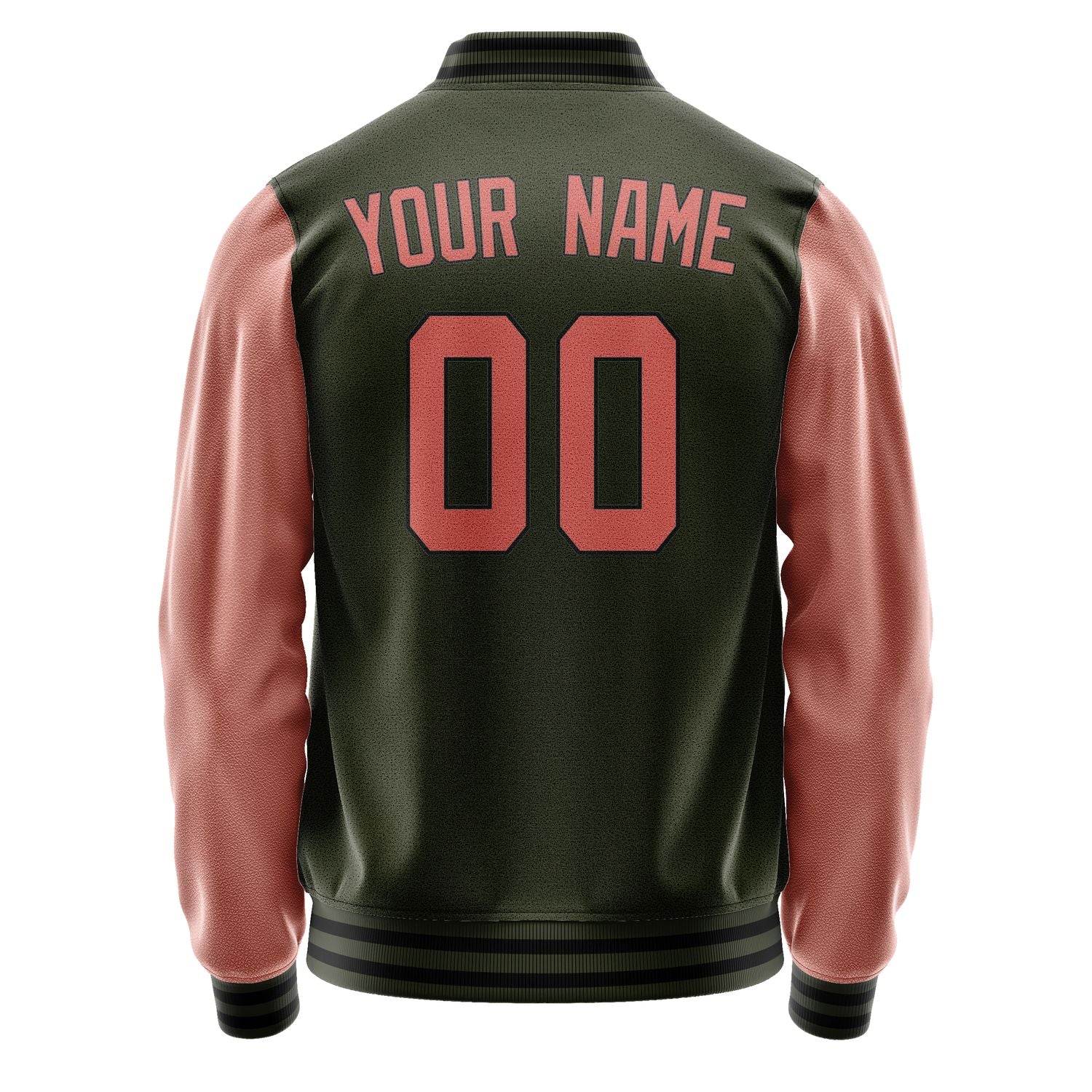 Maßgeschneidertes Dunkles Oliv Kupferrose Jacke JA0202290217B31729