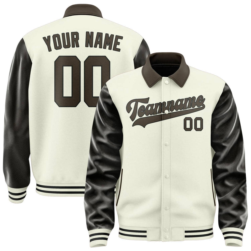 Maßgeschneidertes Beige Braun Jacke JA030301031717010117