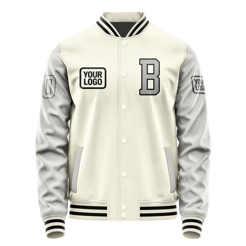 Maßgeschneidertes Beige Grau Jacke JA030304031717040417