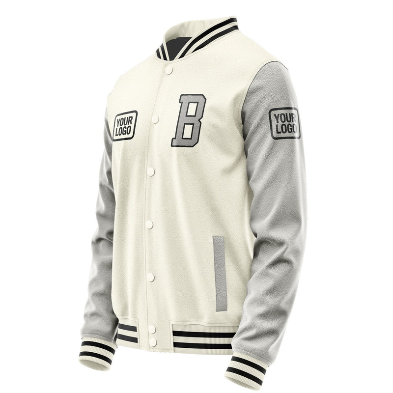 Maßgeschneidertes Beige Grau Jacke JA030304031717040417