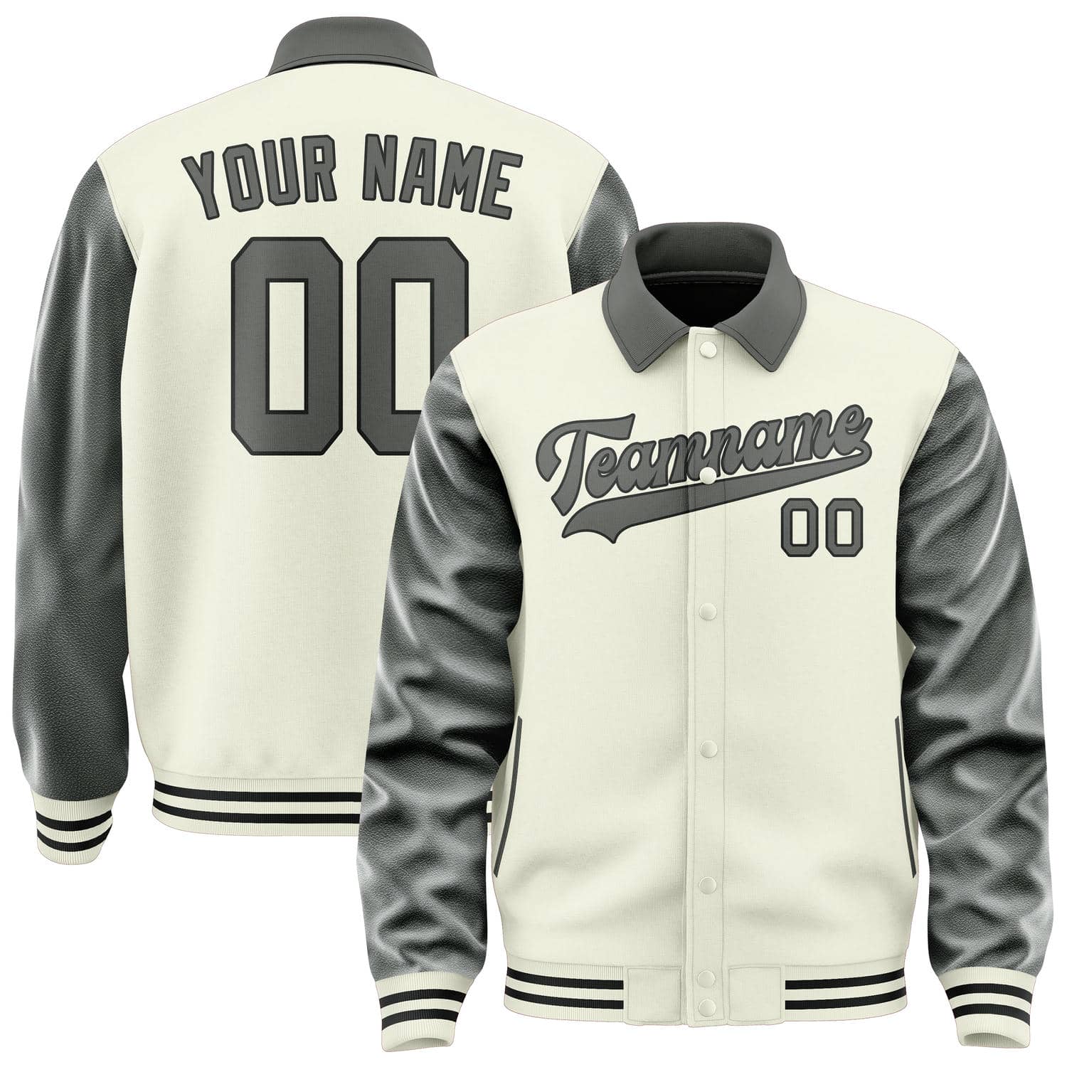 Maßgeschneidertes Beige Dunkelgrau Jacke JA030320031717202017