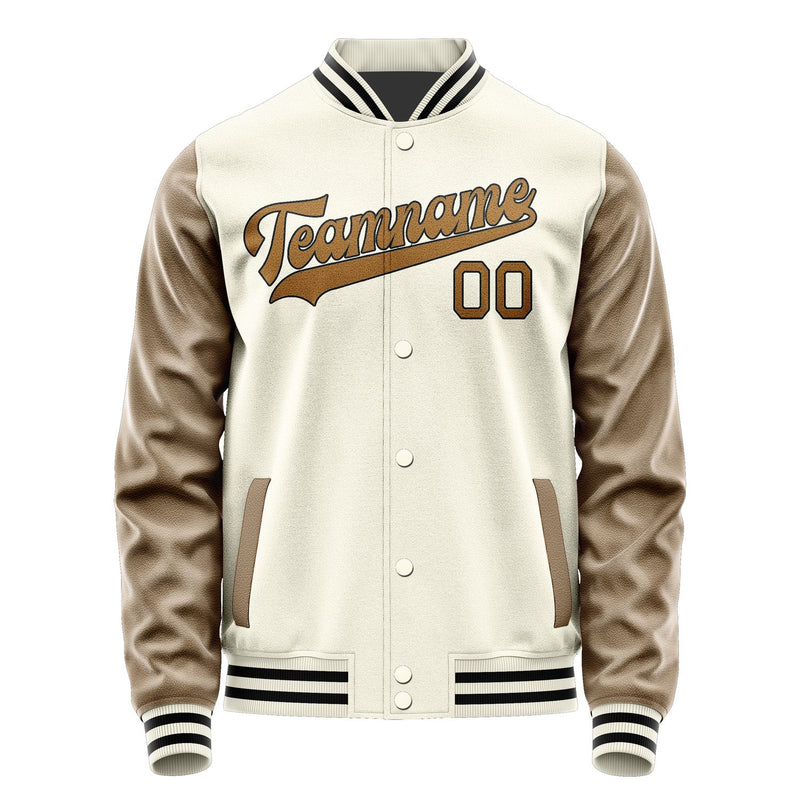 Maßgeschneidertes Beige Khaki Jacke JA0303220317B31722
