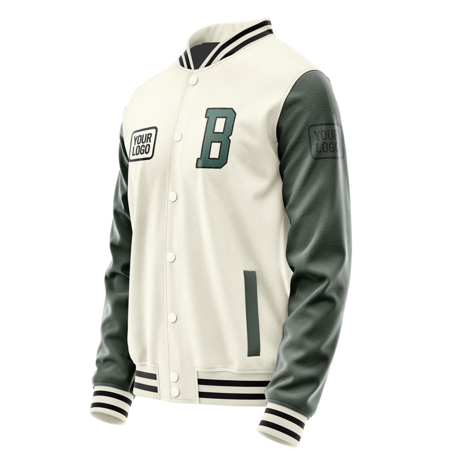 Maßgeschneidertes Beige Blaugrün Jacke JA030327031717272717