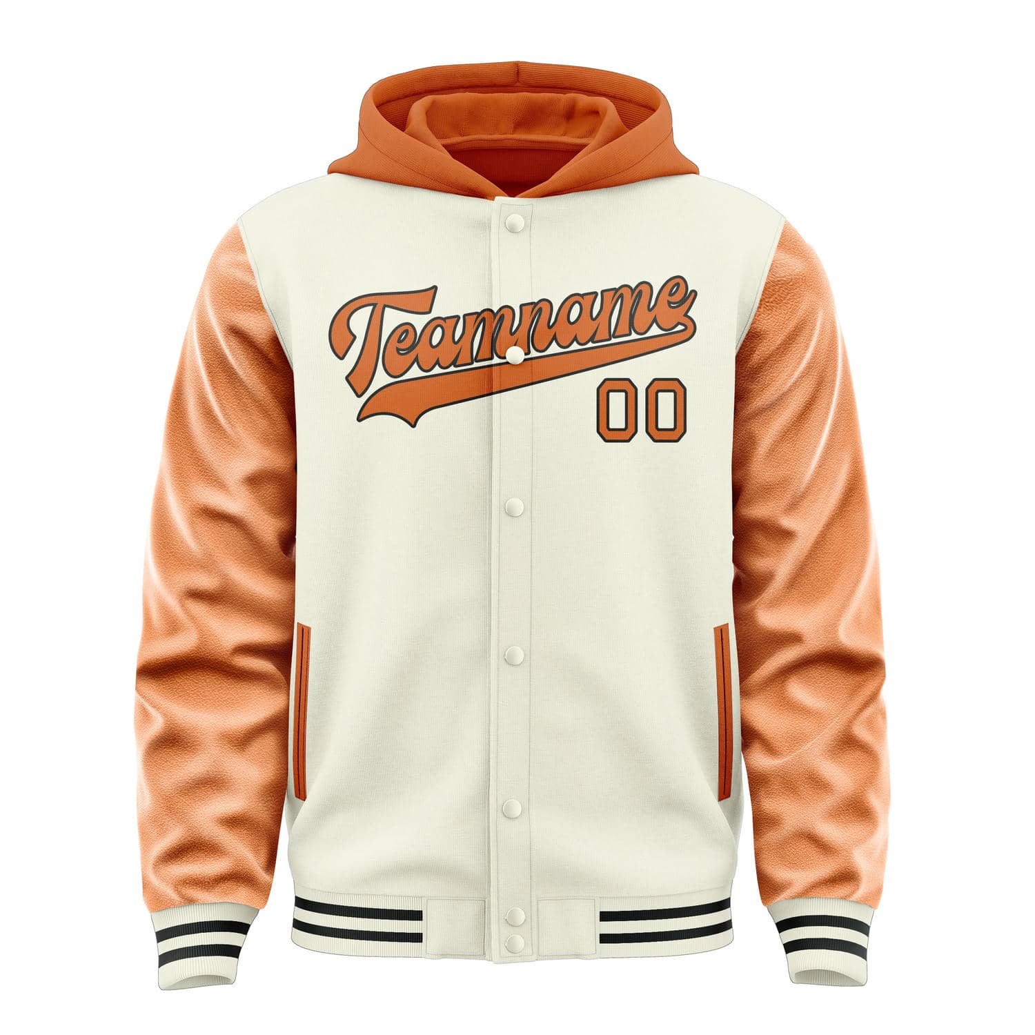 Maßgeschneidertes Beige Orange Jacke