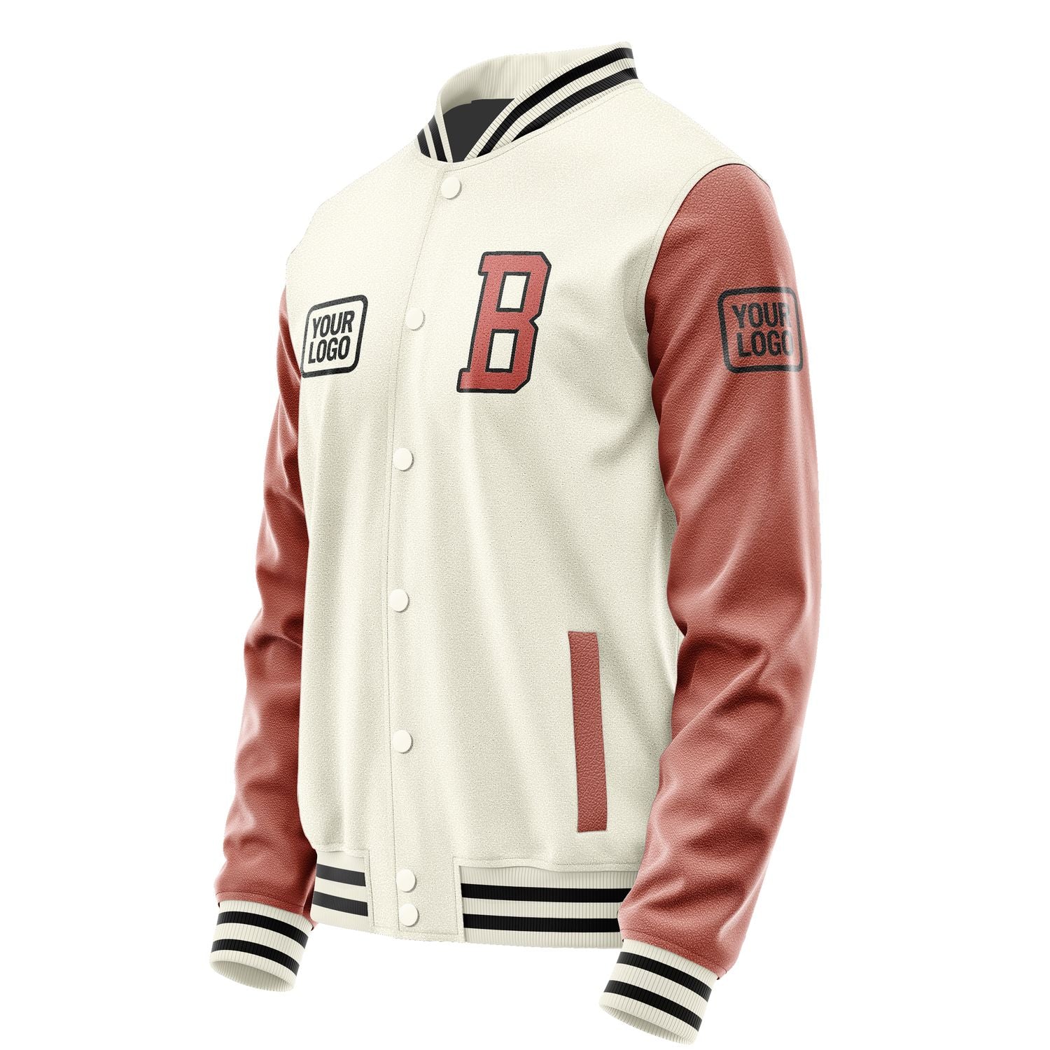 Maßgeschneidertes Beige Kupferrose Jacke JA030329031717292917