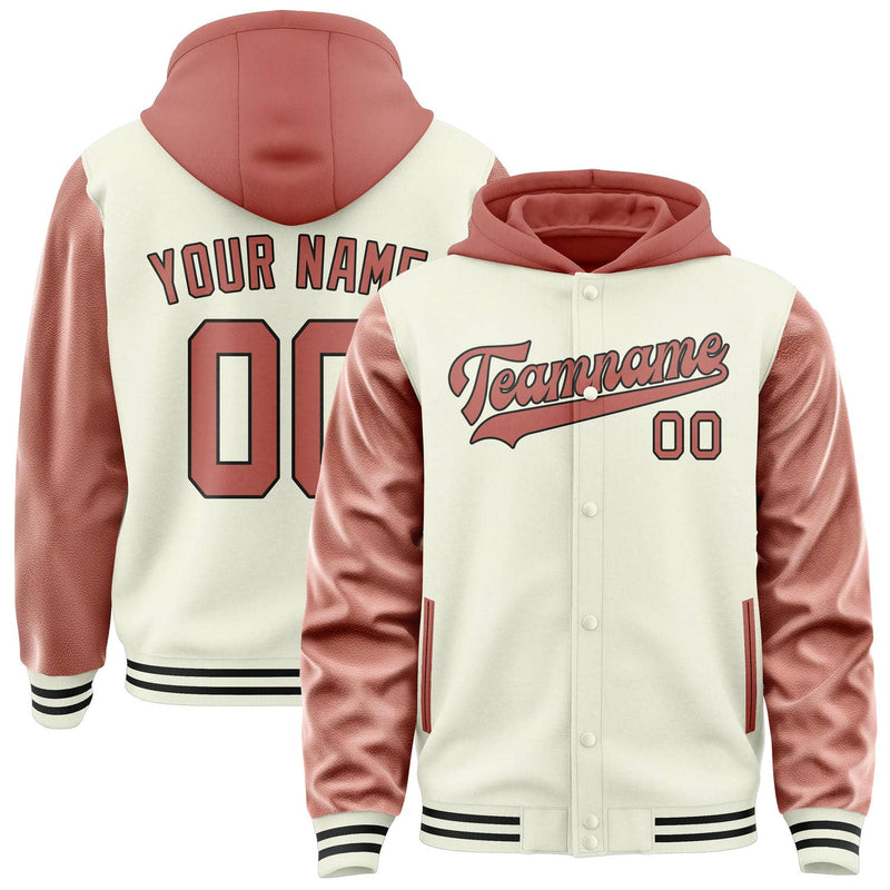 Maßgeschneidertes Beige Kupferrose Jacke JA030329031717292917