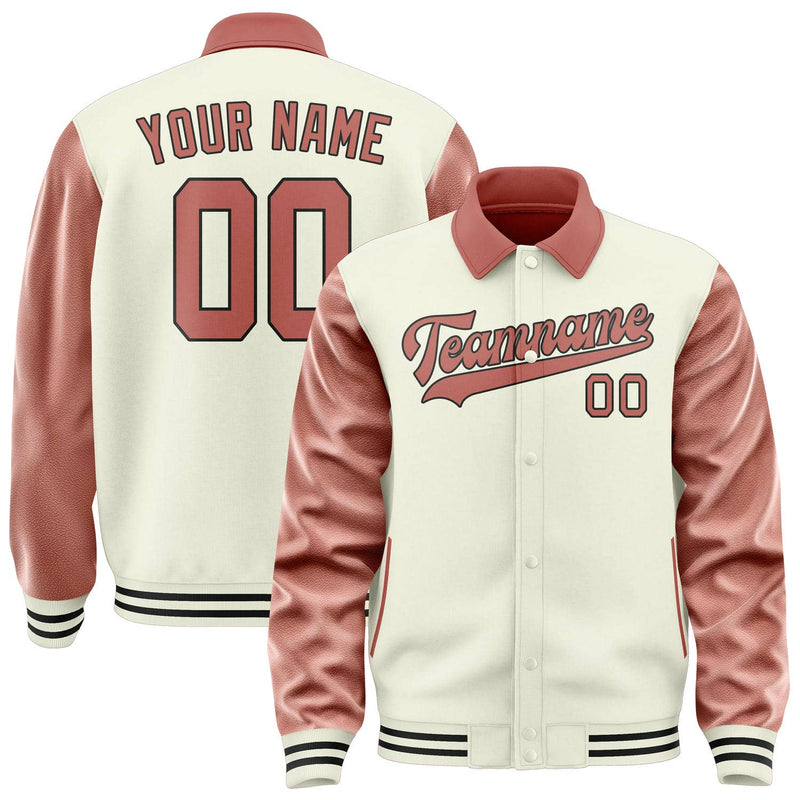 Maßgeschneidertes Beige Kupferrose Jacke JA030329031717292917