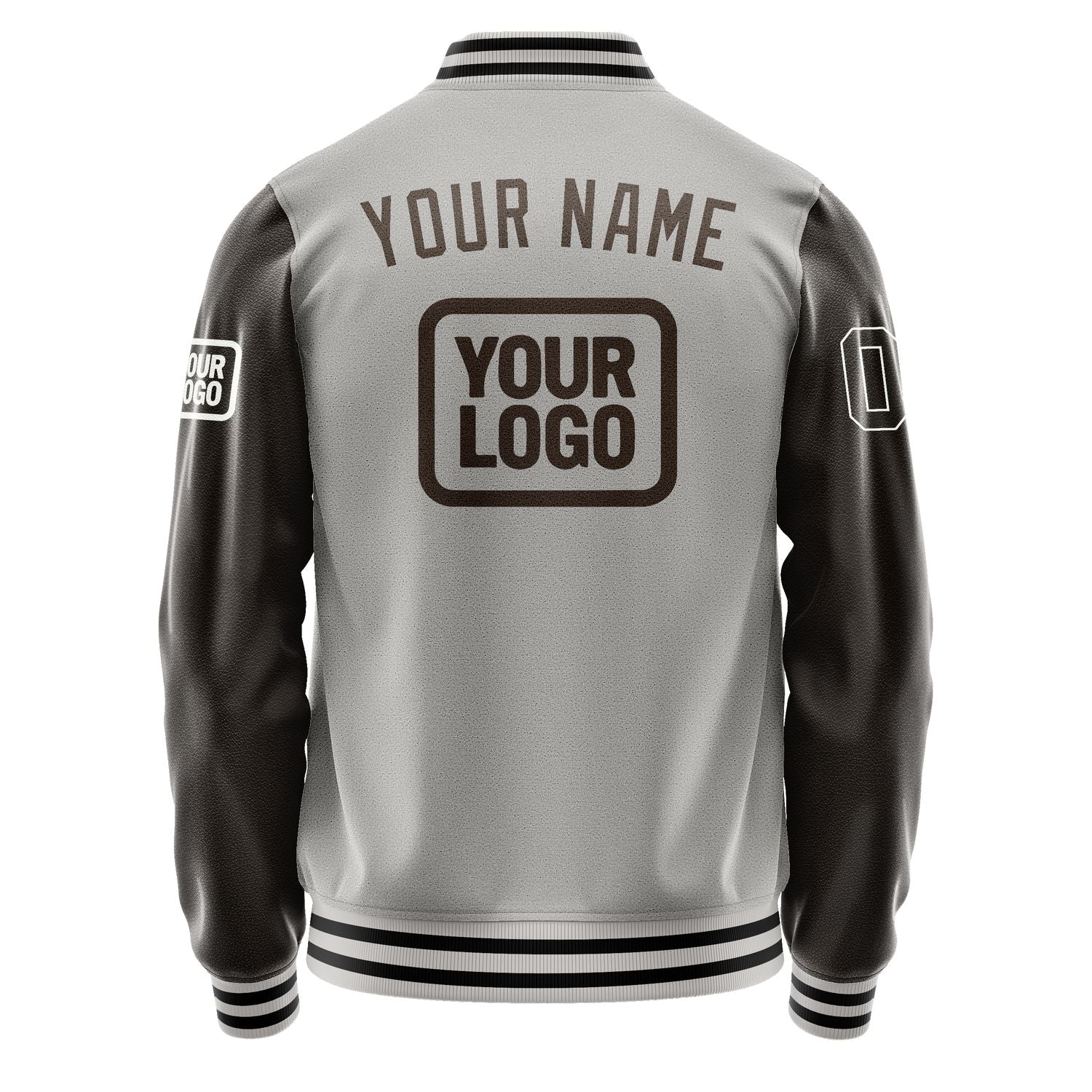 Maßgeschneidertes Grau Braun Jacke JA040401041718010118