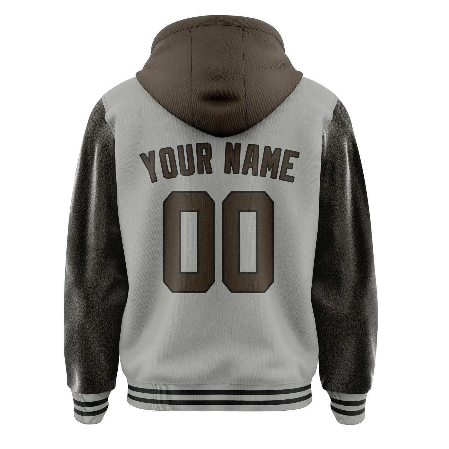Maßgeschneidertes Grau Braun Jacke