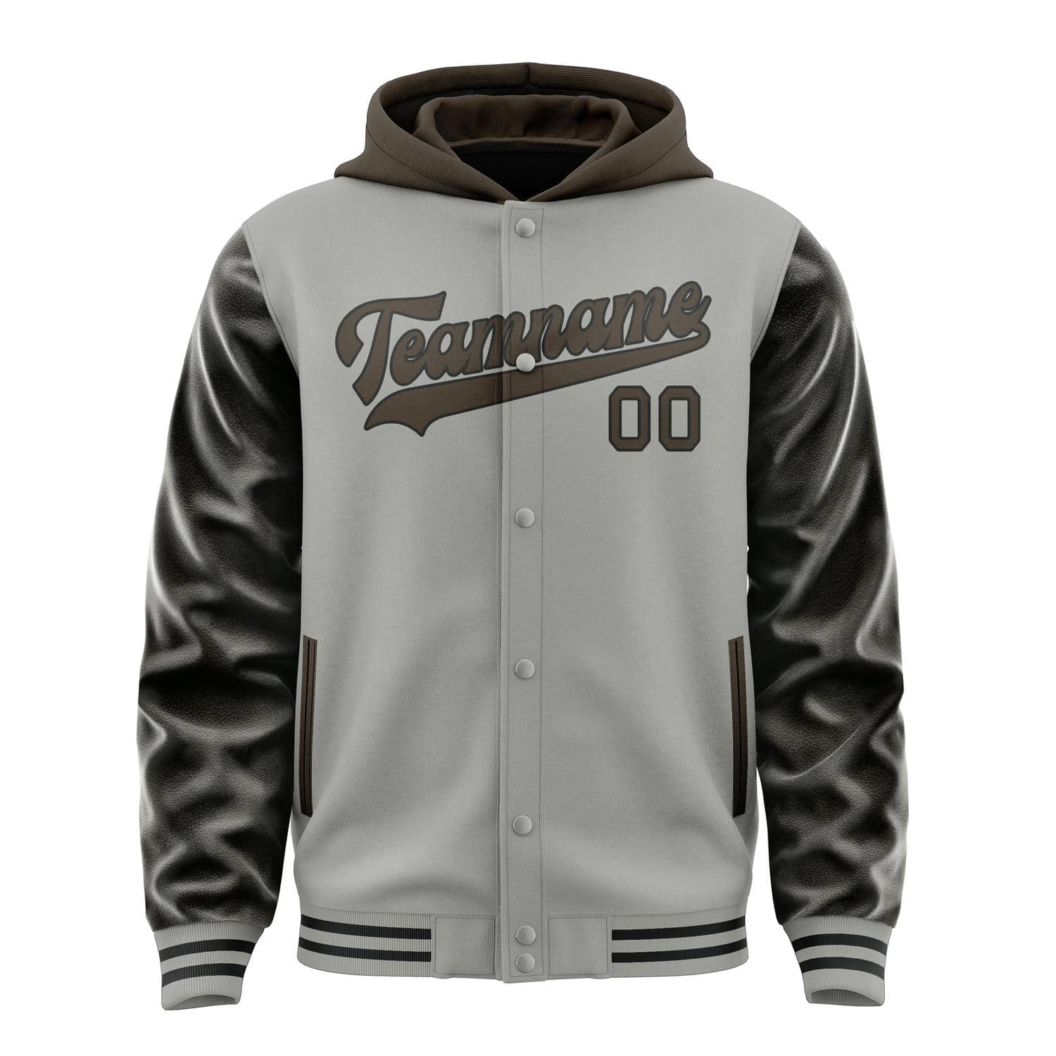 Maßgeschneidertes Grau Braun Jacke
