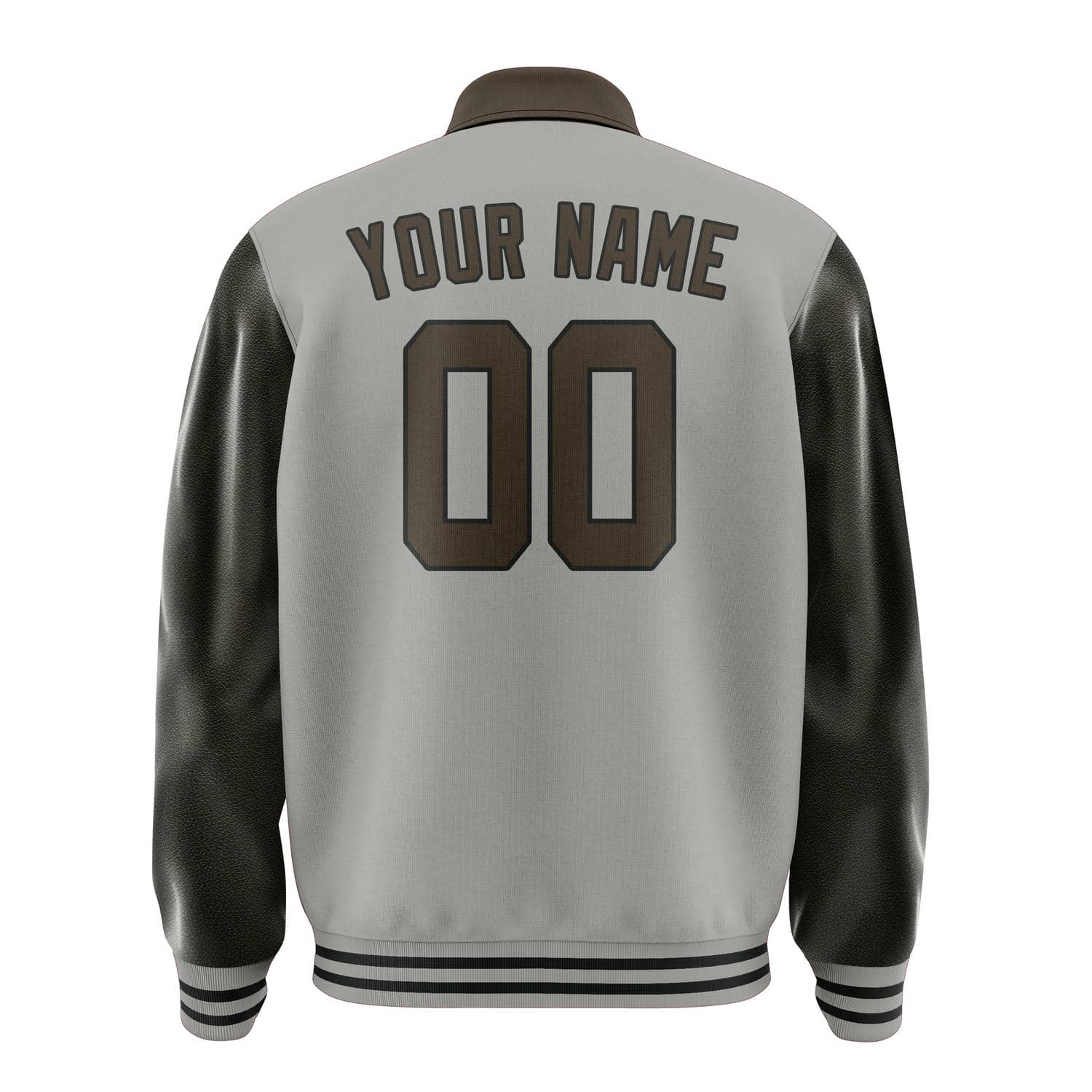 Maßgeschneidertes Grau Braun Jacke