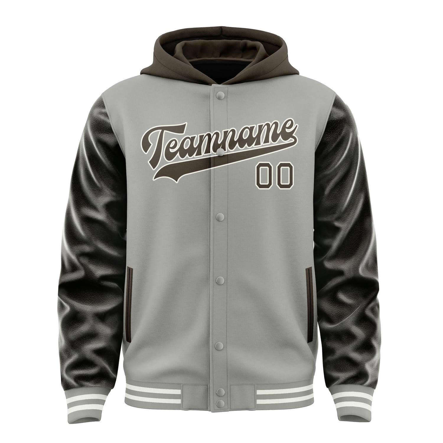 Maßgeschneidertes Grau Braun Jacke