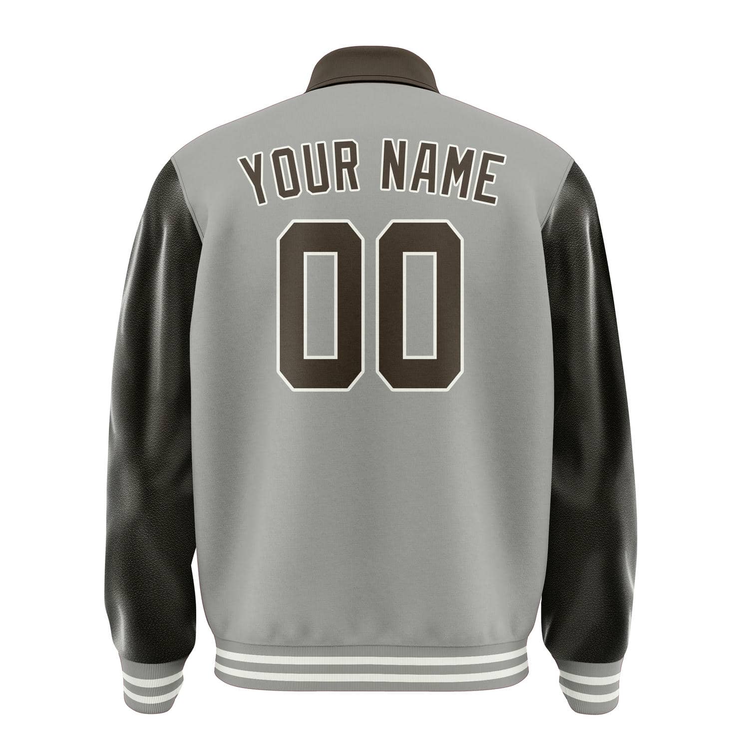 Maßgeschneidertes Grau Braun Jacke
