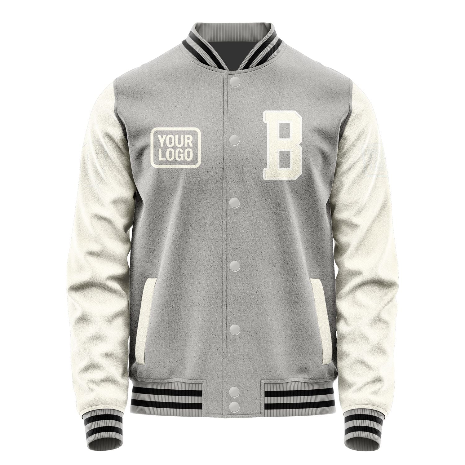 Maßgeschneidertes Grau Beige Jacke JA040403041718030318