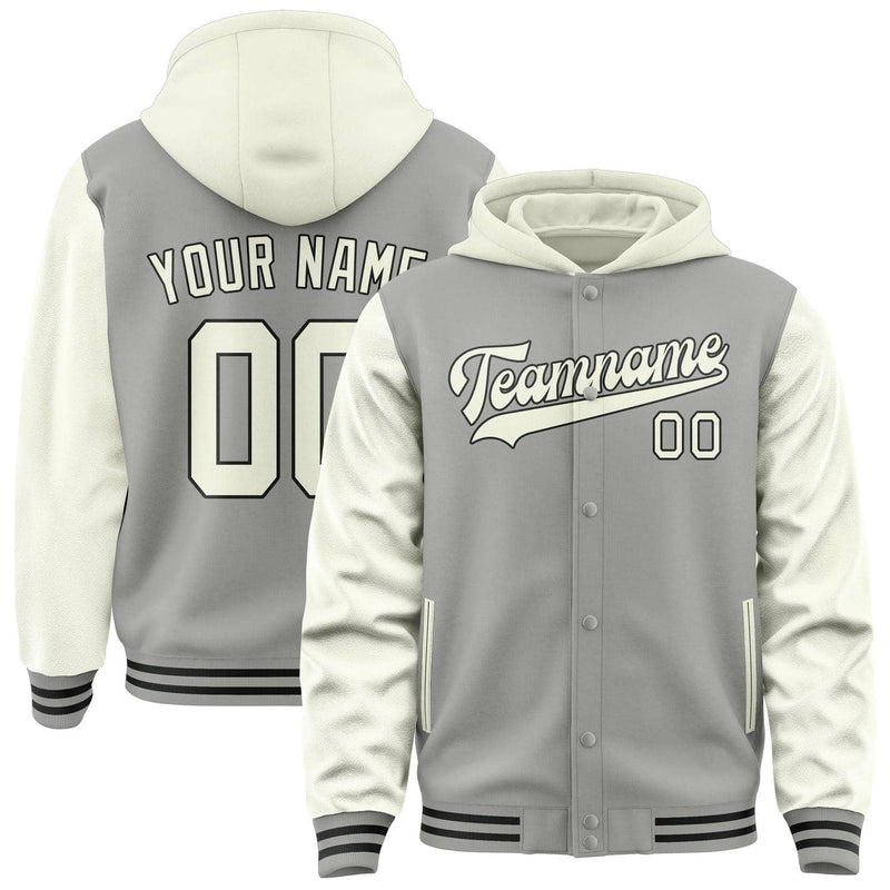 Maßgeschneidertes Grau Beige Jacke JA040403041718030318