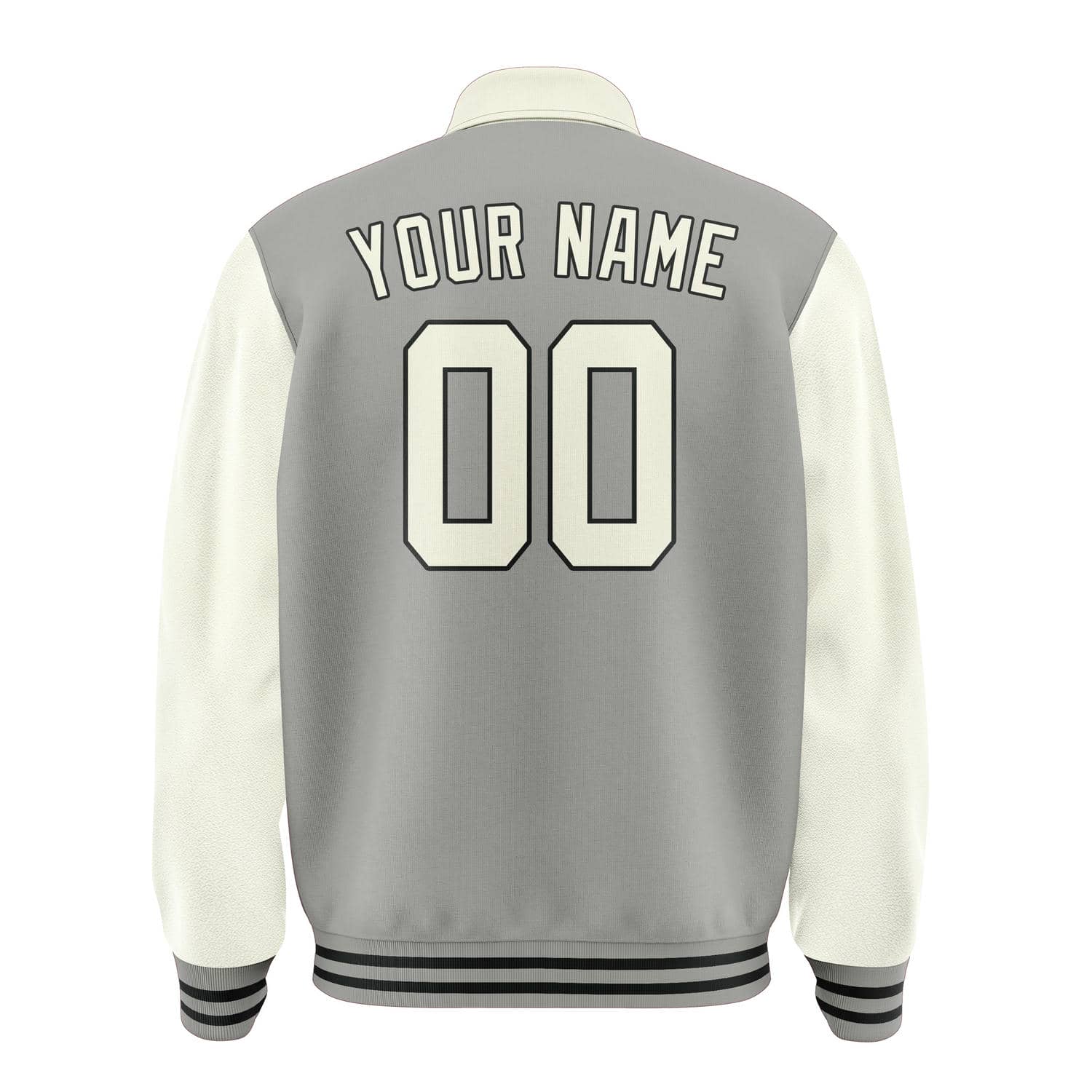 Maßgeschneidertes Grau Beige Jacke