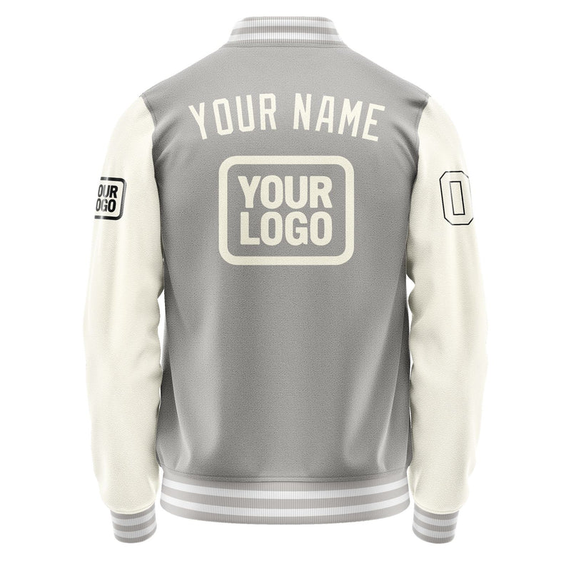 Maßgeschneidertes Grau Beige Jacke JA040403041817030317