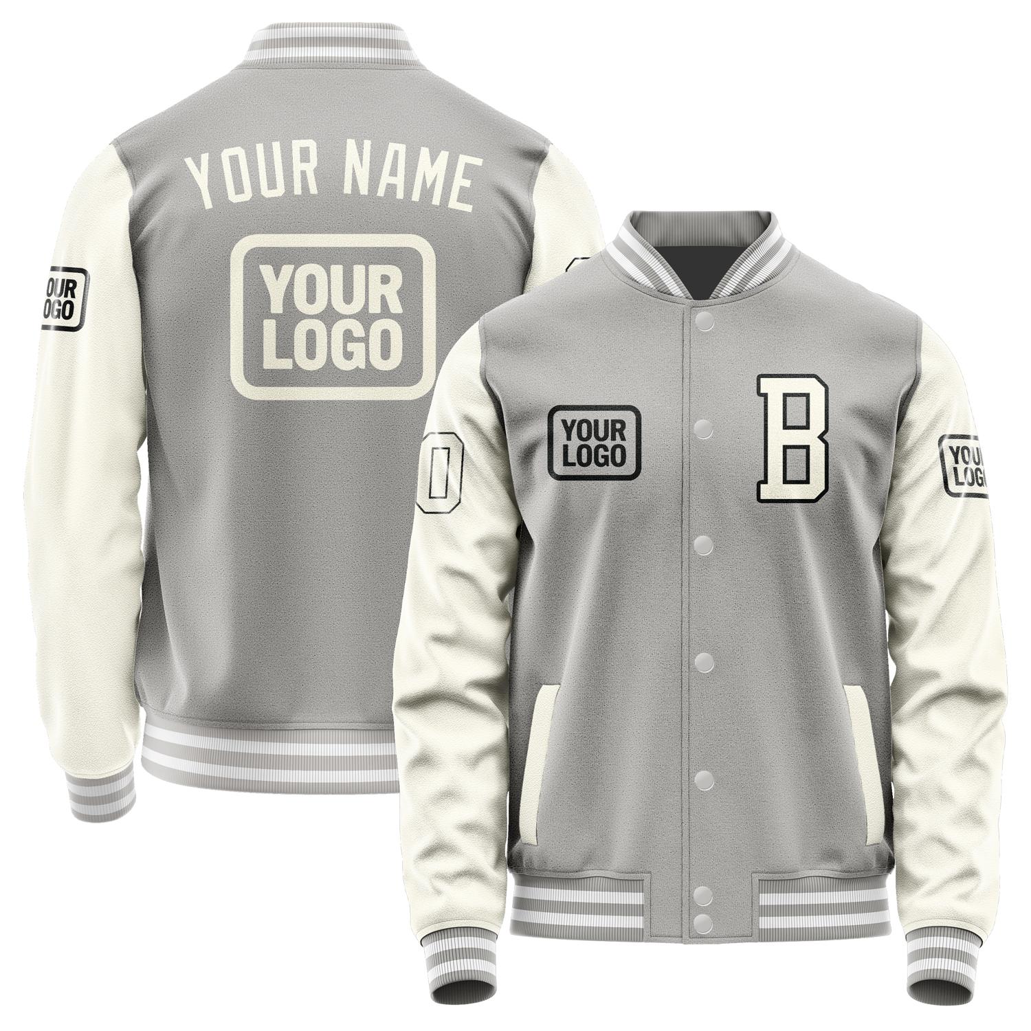Maßgeschneidertes Grau Beige Jacke JA040403041817030317