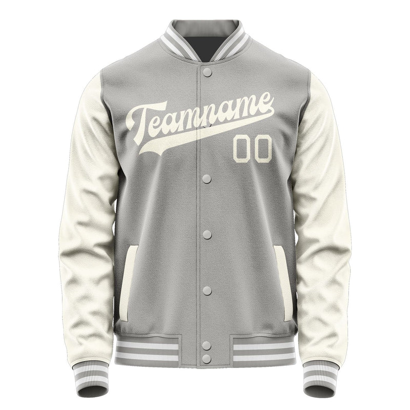 Maßgeschneidertes Grau Beige Jacke JA0404030418B31803