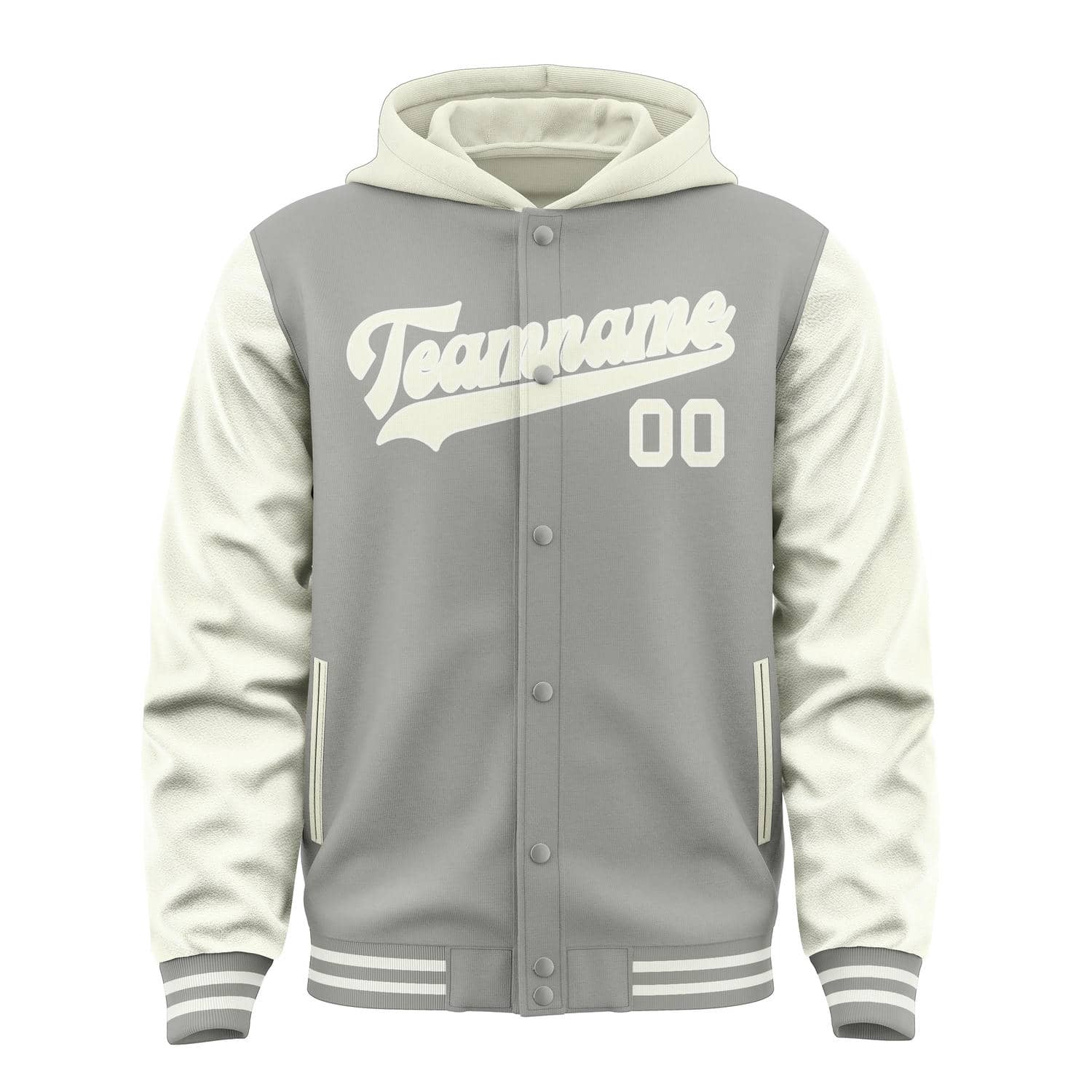 Maßgeschneidertes Grau Beige Jacke