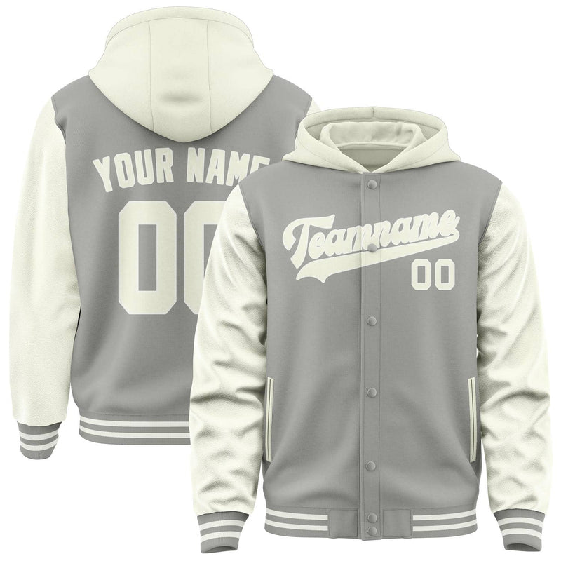 Maßgeschneidertes Grau Beige Jacke JA040403041817030317
