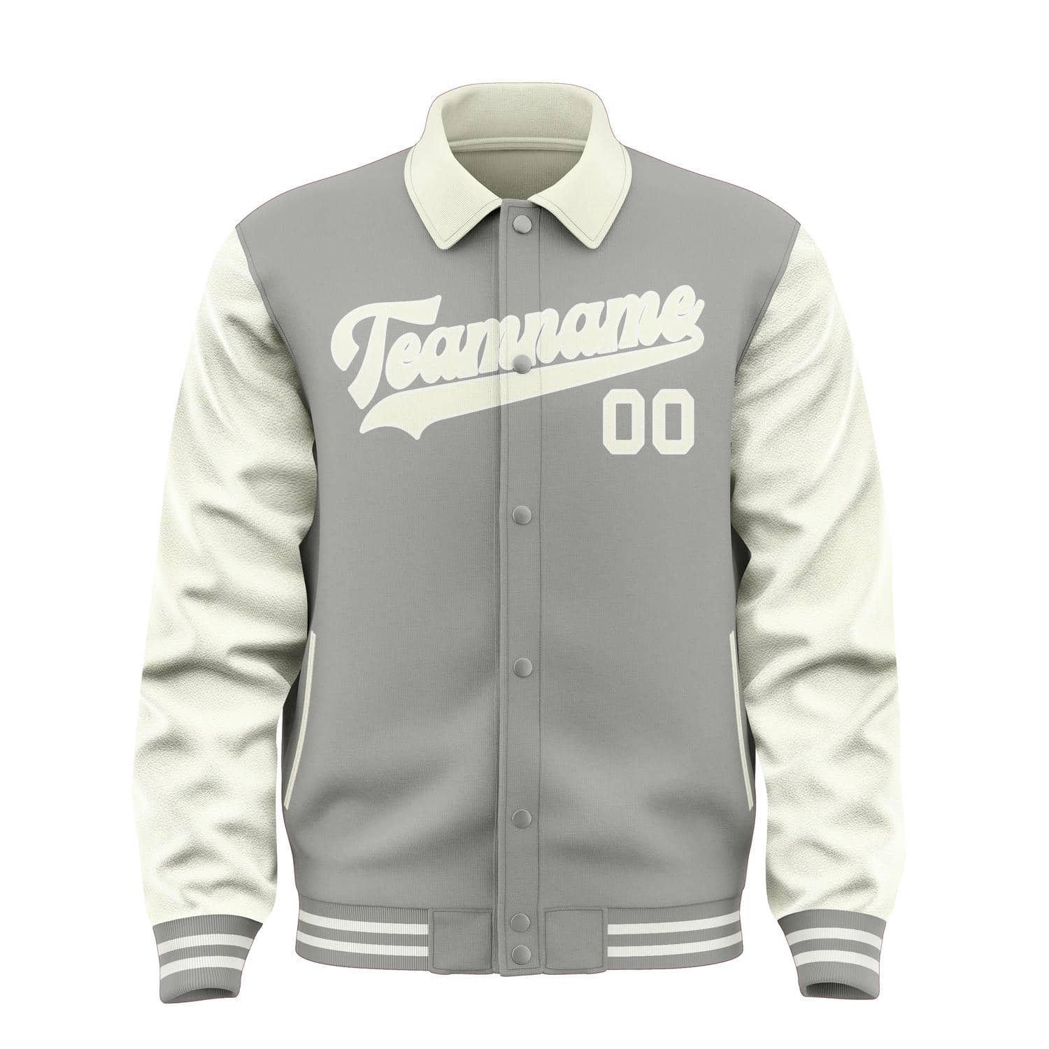 Maßgeschneidertes Grau Beige Jacke