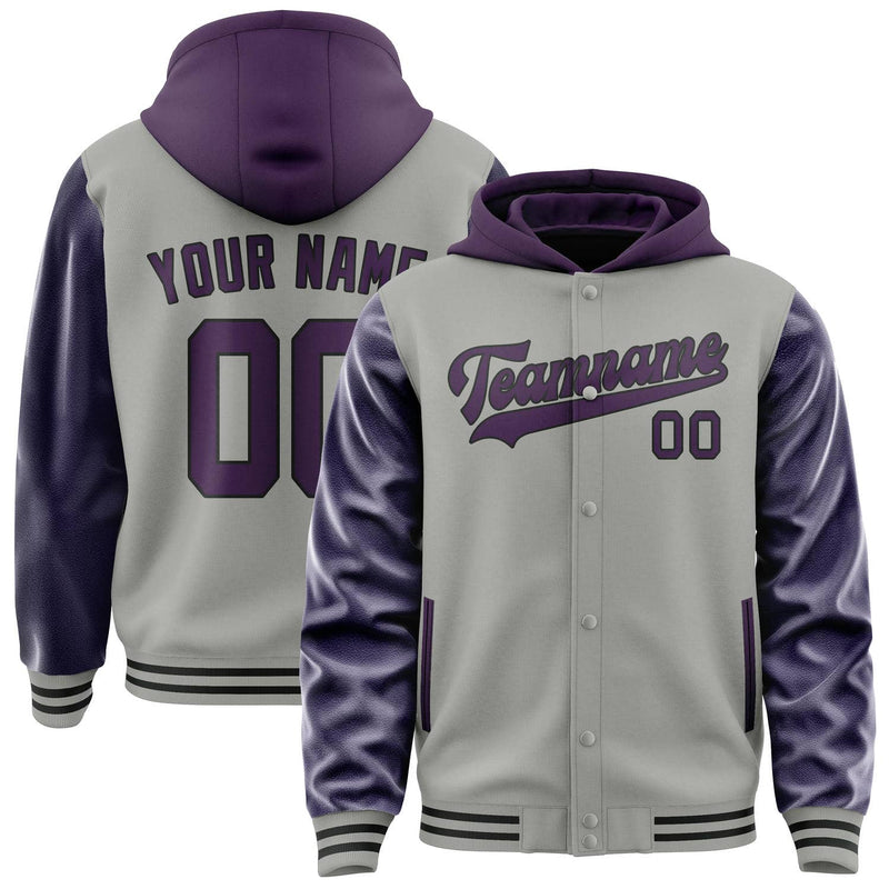 Maßgeschneidertes Grau Lila Jacke JA040407041718070718