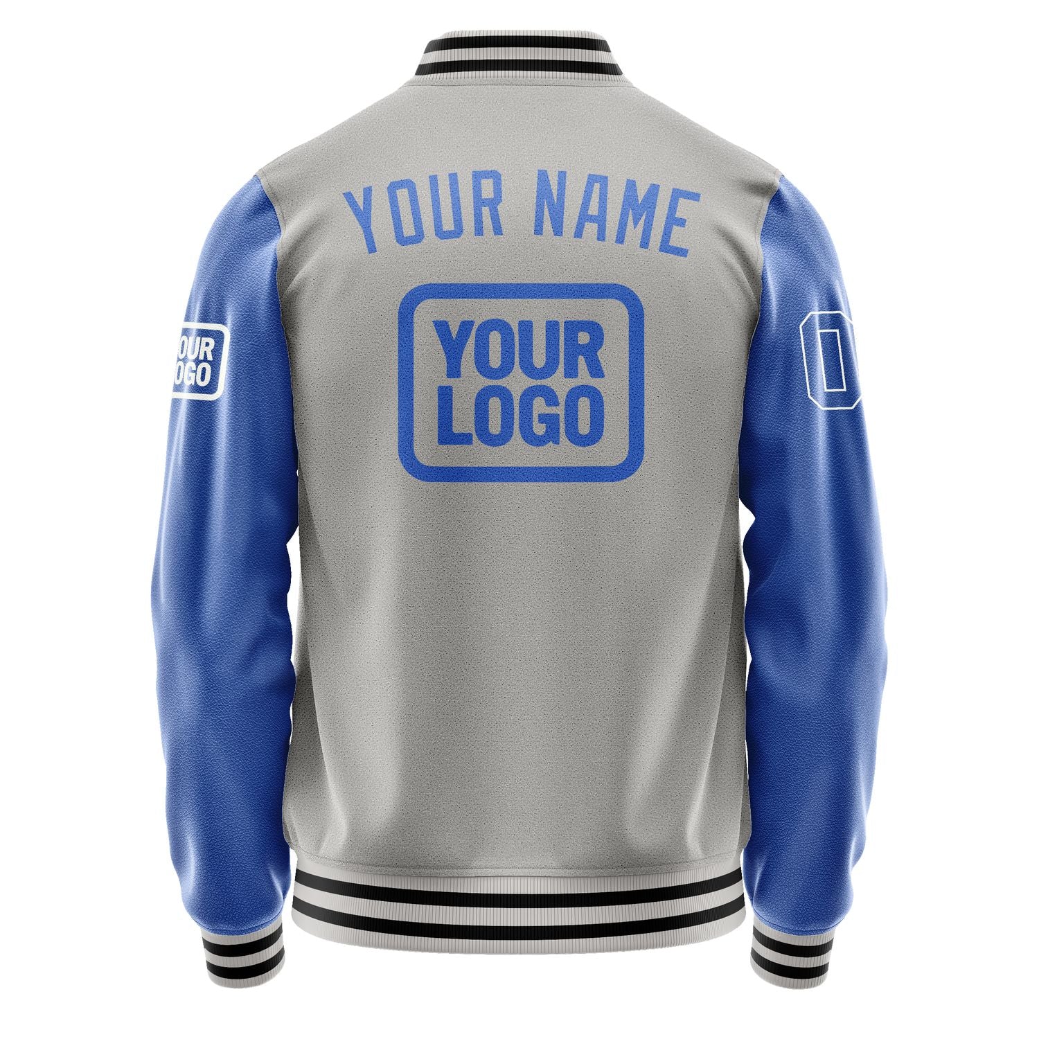 Maßgeschneidertes Grau Himmelblau Jacke JA040409041718090918