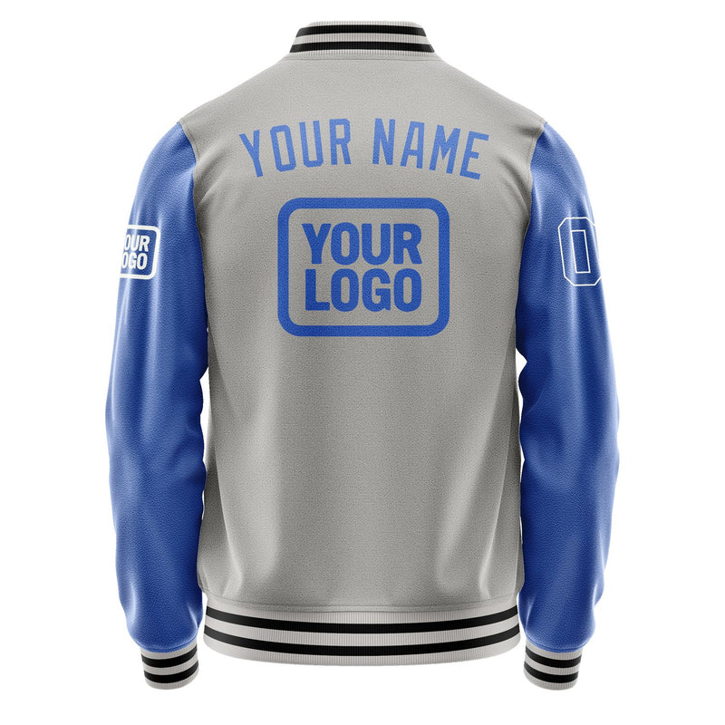 Maßgeschneidertes Grau Himmelblau Jacke JA040409041718090918