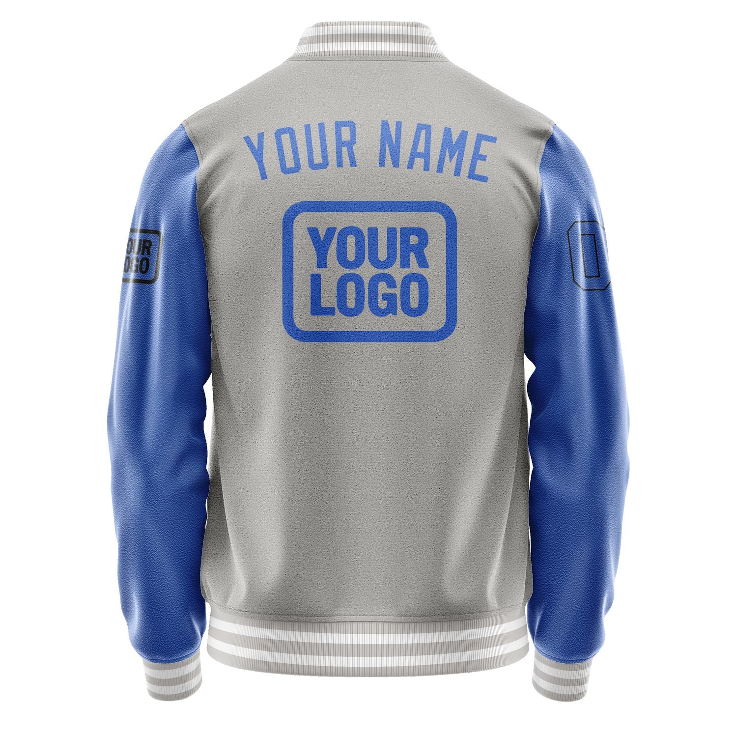 Maßgeschneidertes Grau Himmelblau Jacke JA040409041817090917