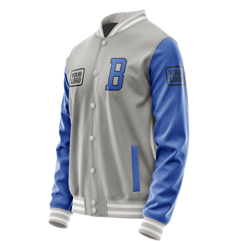 Maßgeschneidertes Grau Himmelblau Jacke JA040409041817090917