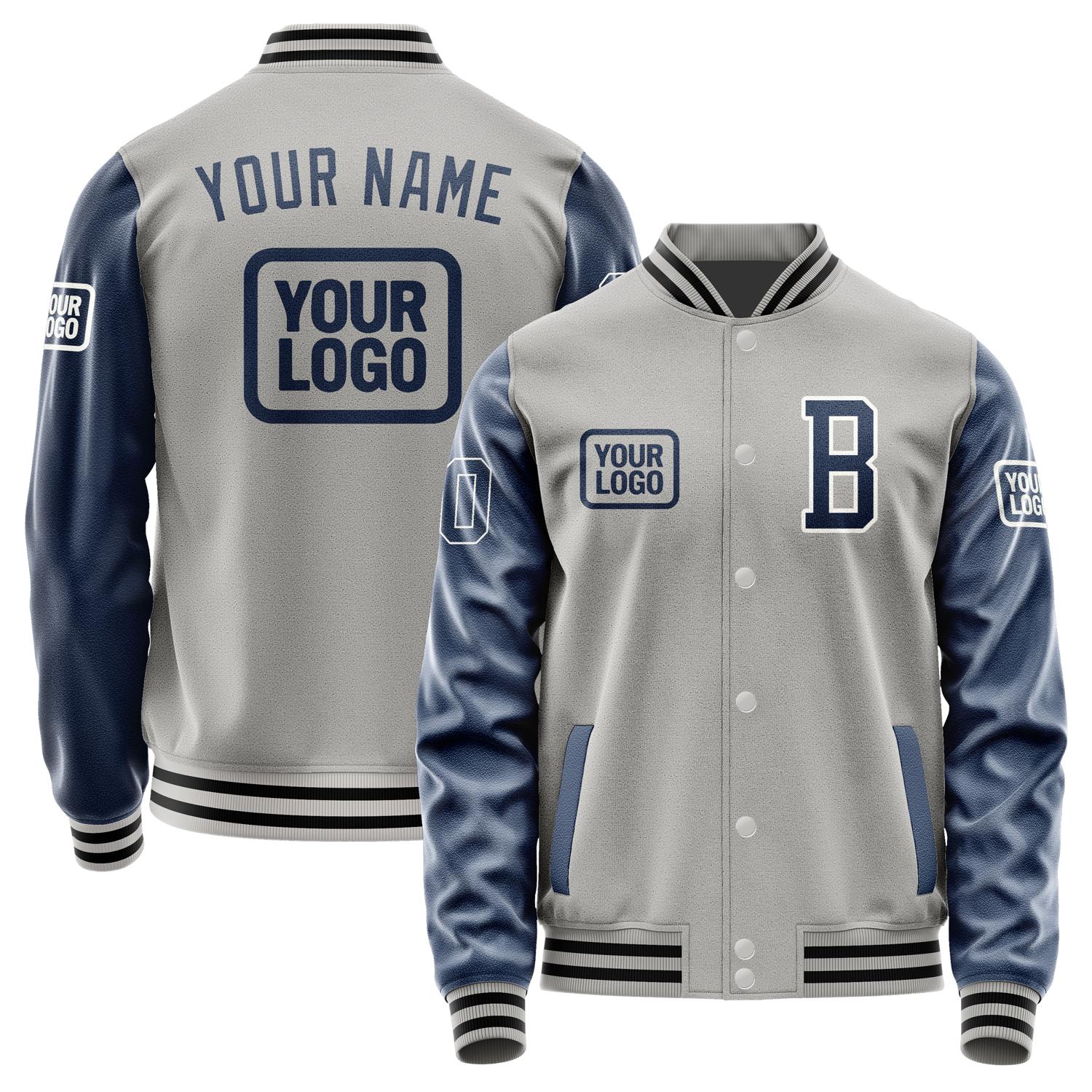 Maßgeschneidertes Grau Marineblau Jacke JA040410041718101018