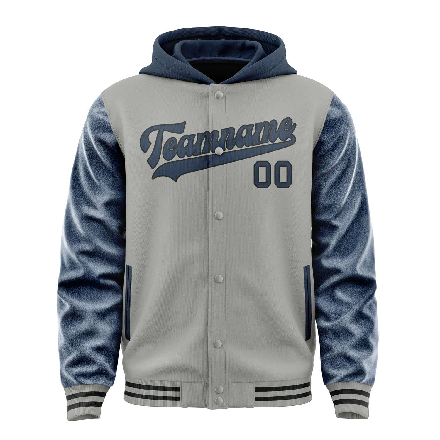 Maßgeschneidertes Grau Marineblau Jacke