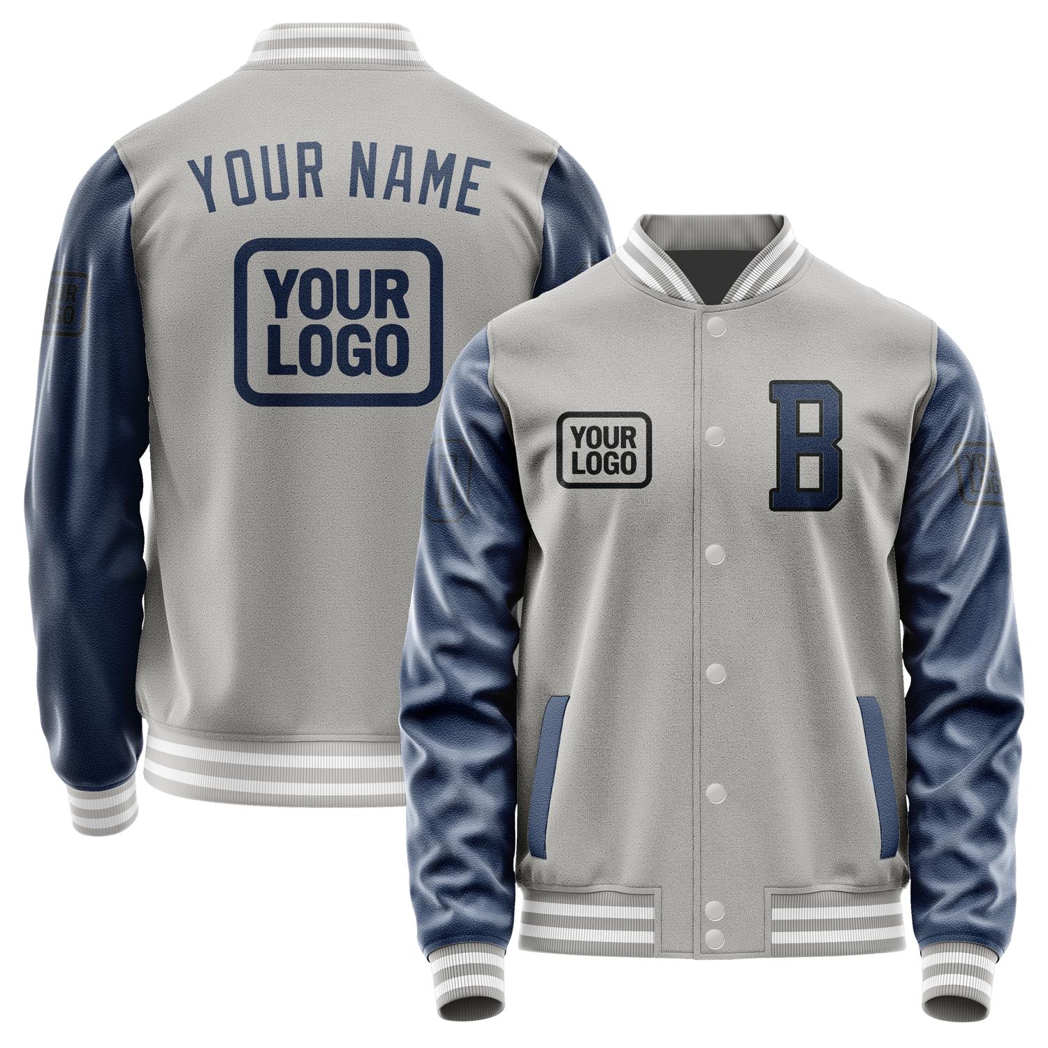Maßgeschneidertes Grau Marineblau Jacke JA040410041817101017